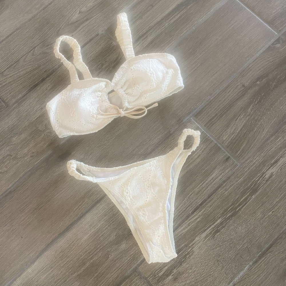 Elegant Cream Bikini Set